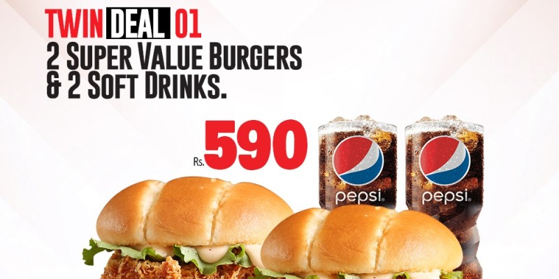 Krispy2GO Twin Deal 1 Rs.590/- 3 