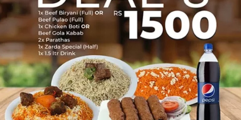 Karachi Foods Summer Deal 1 For Rs.430/- 3 