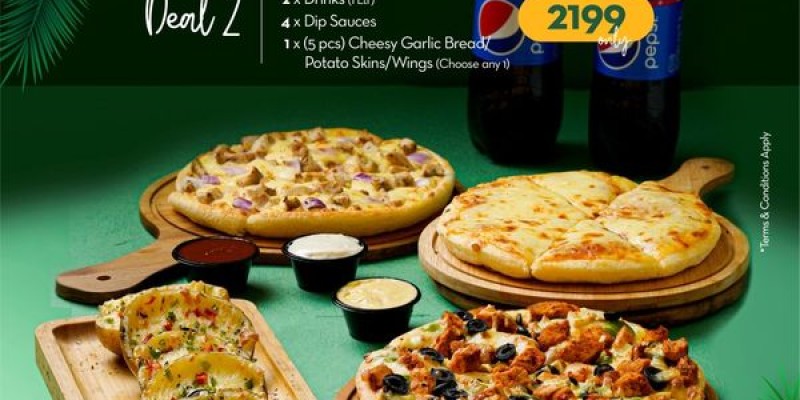 Pizzeria Azadi Deal 1 For Rs.1400/- 3 