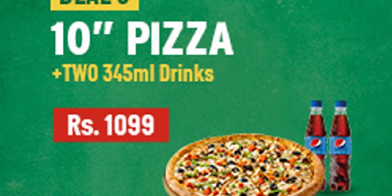 Papa John's Pizza Deal 1 For Rs.499 3 