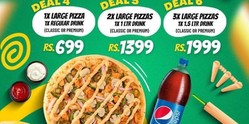 Pizza 363 Match Deal 1 For Rs.460 3 
