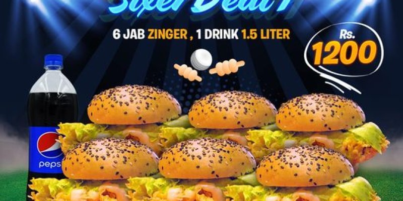 Boxer Burgers Super Four Deal 1 Rs. 900 3 