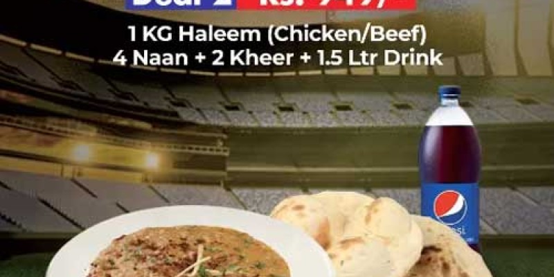 Karachi Haleem  World Cup Deal 1 For Rs.949 3 
