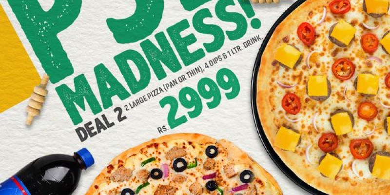 Caesar's Pizza PSL Madness Deal 1 For Rs.2020 3 