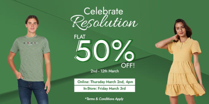 MEME Resolutions Sale! Flat 50% off 3 