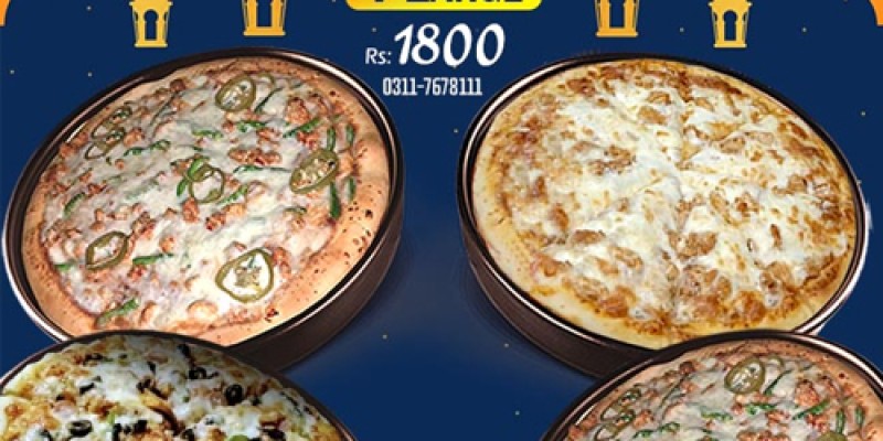 Karachi Pizza Iftar Deal 1 For Rs.900 3 