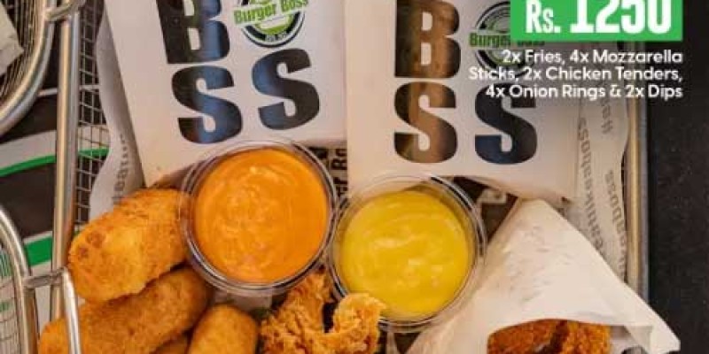 Burger Boss Karachi Ramzan Deal For 1 For Rs.950 3 