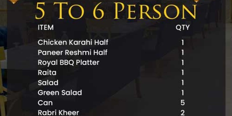 Mehran Sajji & Cateres 2 Person Deal For Rs.2240 3 