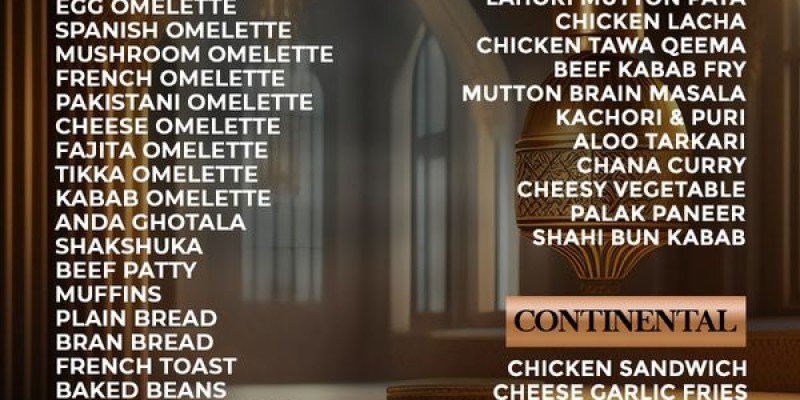 LalQila Sehri Buffet Adult Rs.1490 | Child Rs.750 Inclusive of Tax 3 