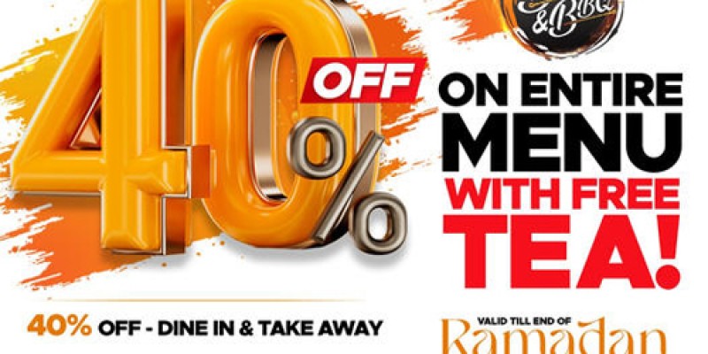 Bun&BBQ UP TO 40% off on Entire Menu 3 