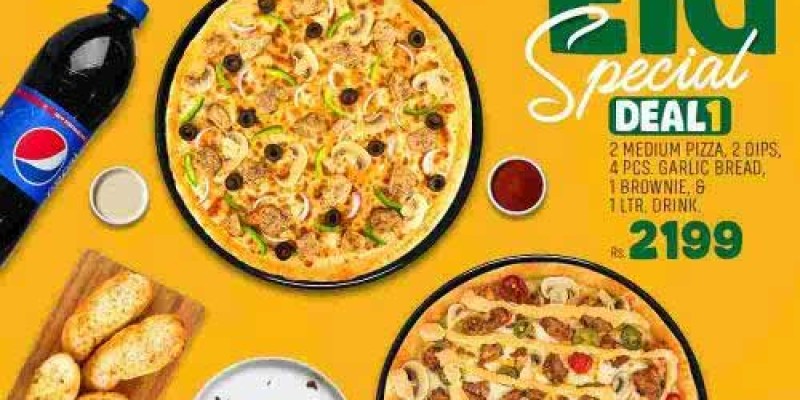 Caesar's Pizza Eid Deal 1 For Rs.2199 3 