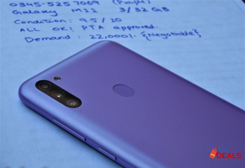 Samsung Galaxy M11 3/32 GB DUAL SIM PTA Approved 9.5/10 image 6