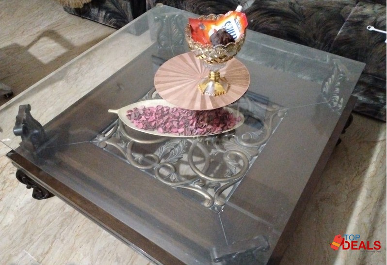 Solid Wood Centre Table + side tables image 2