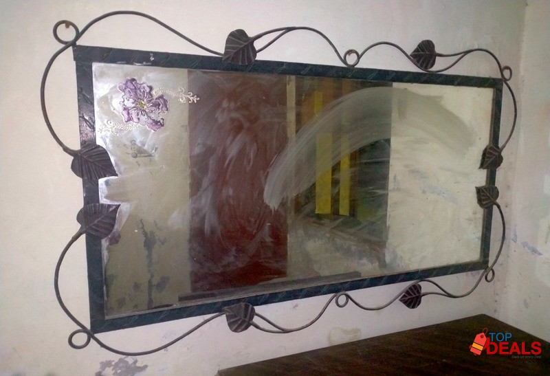 Console mirror dresser cabnet image 1