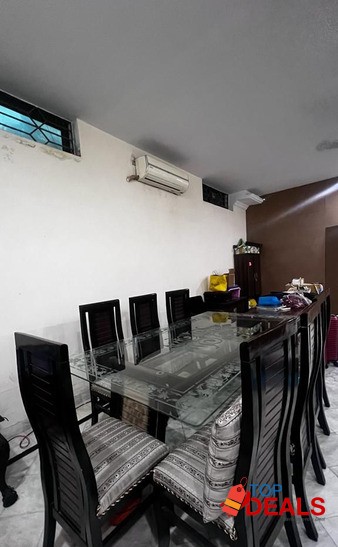 Dining Table - 8 Chairs and Glass Top image 7