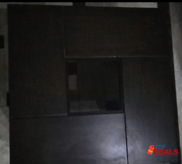 Wooden center table with 2 side tables image 1