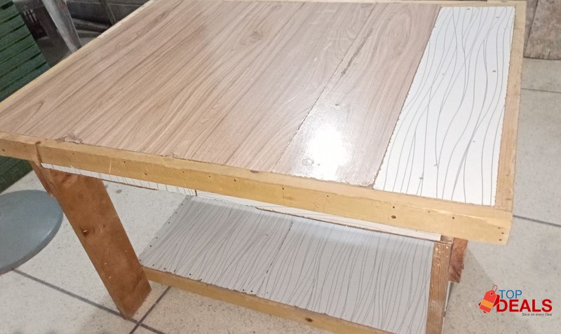 New Made Table Without Paint. نیا بنا ہوا ٹیبل بغیر پینٹ کے image 5