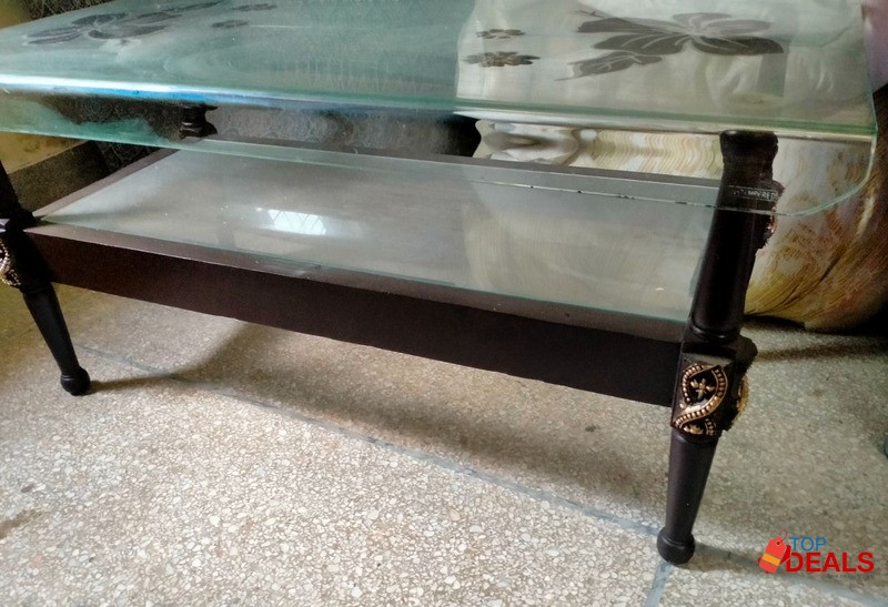 Beautiful Crystal Centre table double layer image 4