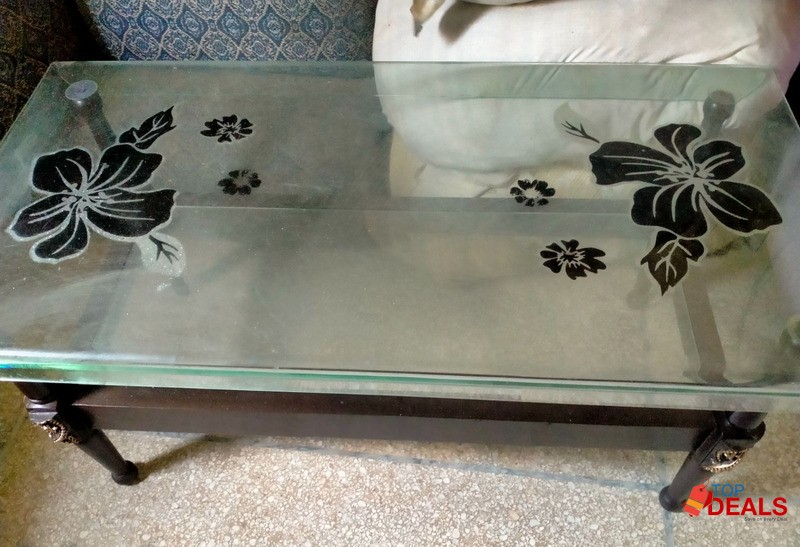 Beautiful Crystal Centre table double layer image 5