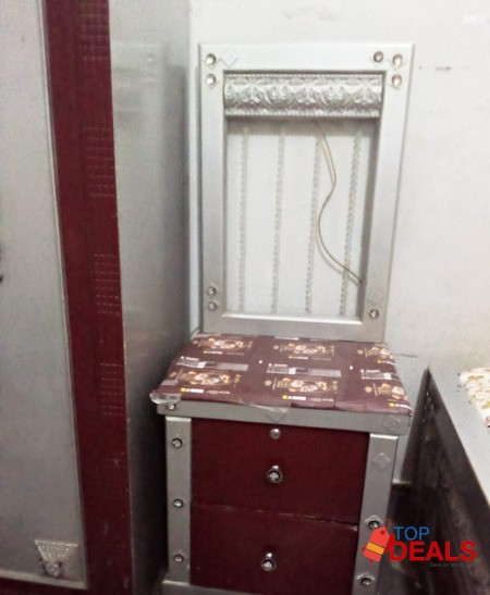 Bed, dressing table , side table, showcase almirah image 2