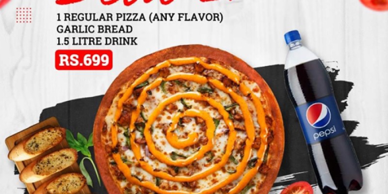 Kababjees Bakers  Pizza Deal 1 For Rs.599/- 4 