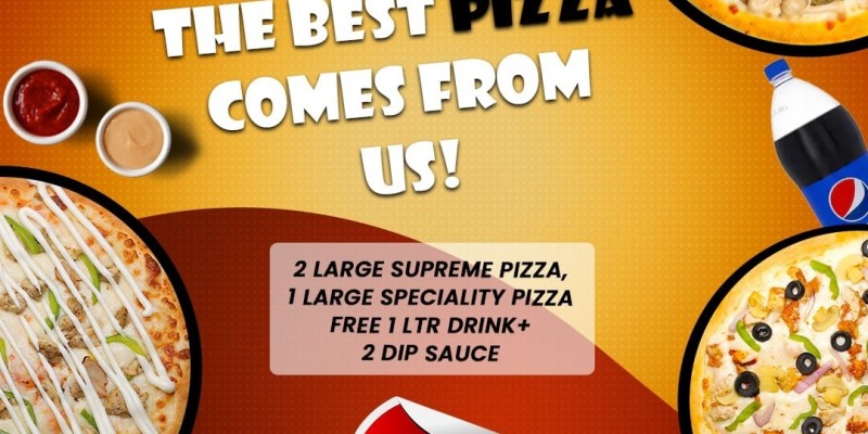 RH Pizza Ramadan Special Deal Rs.999/- 4 