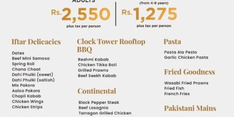 Clock Tower The Food Bazaar Ramadan Deals 4 