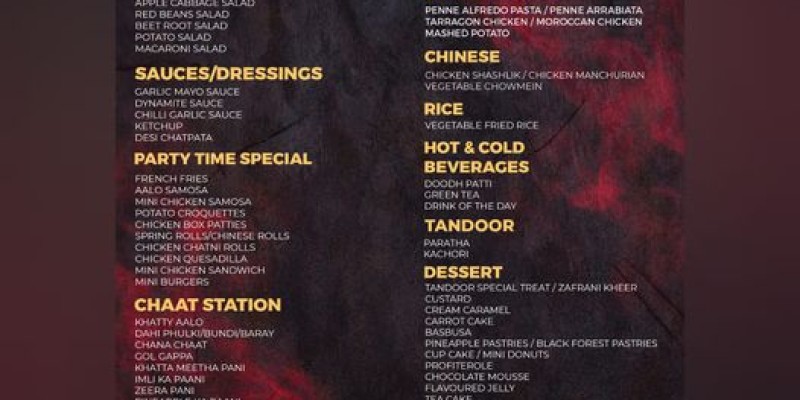 Tandoor's Eid Special Hi-Tea! Rs 1245/ 4 