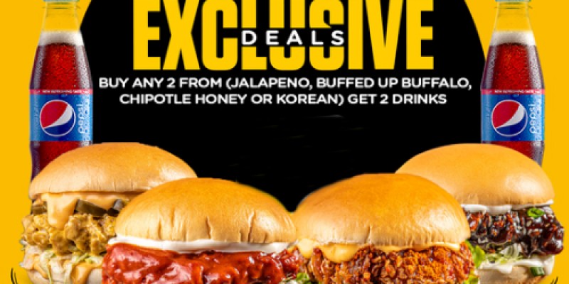 Clucky's! Online Exclusive Deal 1 For Rs.600/- 4 