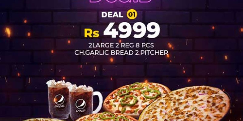 Pizza One Party Deal For Rs.4999/- 4 