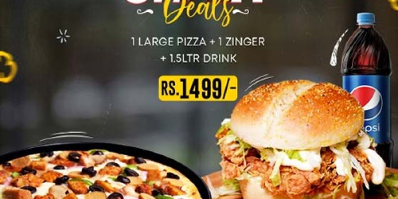 Pizza One Crazy Deal For Rs.1499 4 