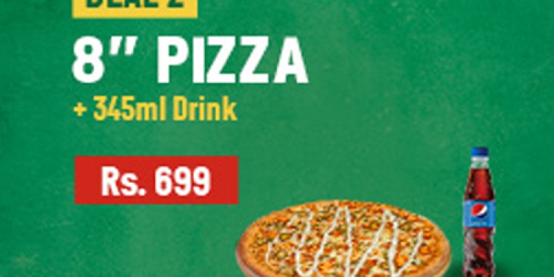 Papa John's Pizza Deal 1 For Rs.499 4 