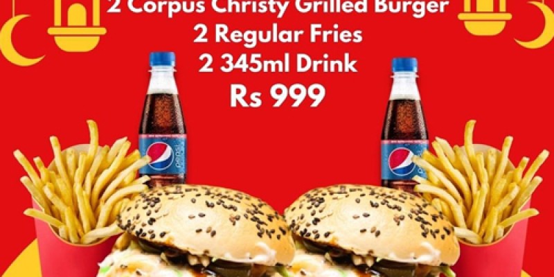 Texas Burgers Ramadan Special 01 For Rs.1499 4 