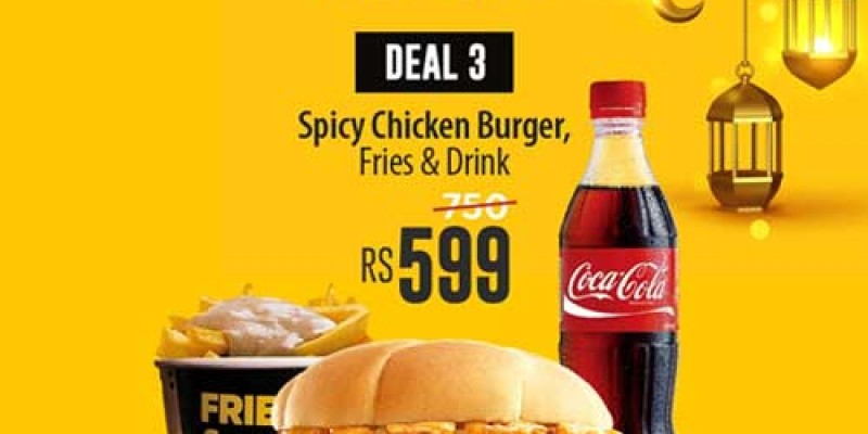 HOB - House Of Burgers Ramadan Deal 1 For Rs.529 4 