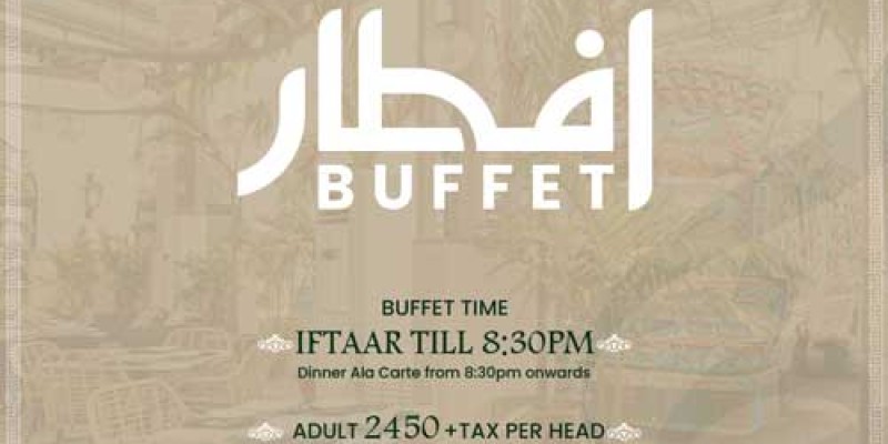 Ghalib Restaurant Iftar + Dinner Buffet For Rs.1790 4 