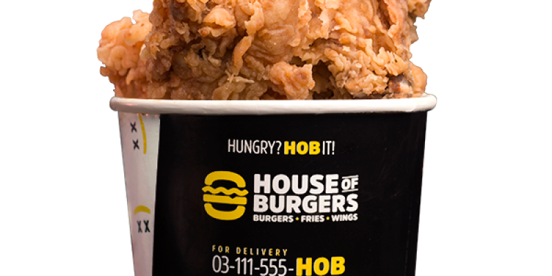 HOB - House Of Burgers FLAT 40% off on All Burgers 4 
