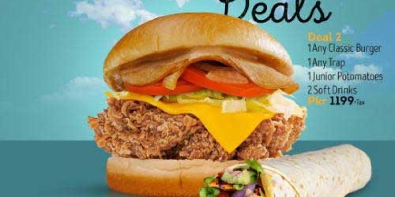 The Sauce Burger Cafe Summer Deal 1 For Rs.599 4 