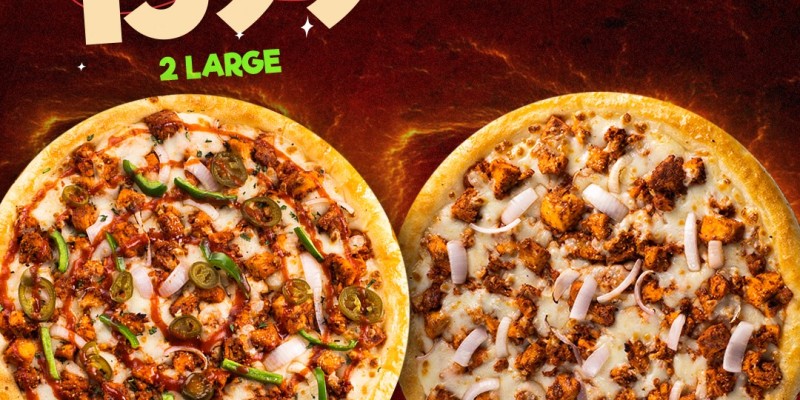Value Deal 5 at Papi's Pizza For Rs.2199/- 5 