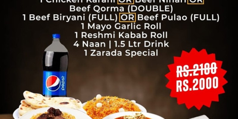 Karachi Foods Deals starting Rs.450/- 5 