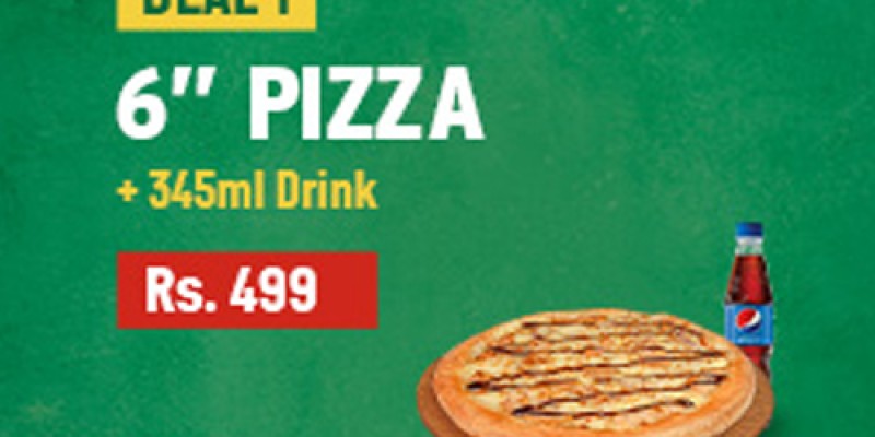 Papa John's Pizza Deal 1 For Rs.499 5 