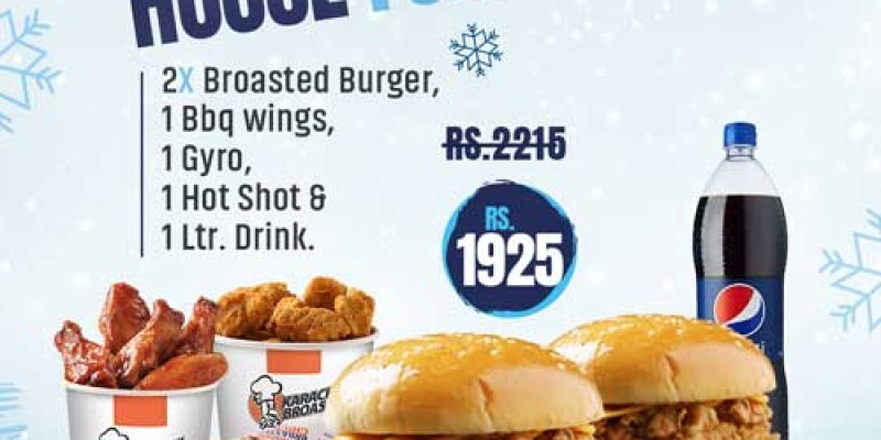Karachi Broast Burger On Deal For Rs.2245 7 