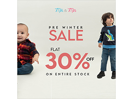 Mik n Min Pre Winter Sale! FLAT 30% off on Entire Stock