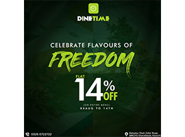 Dine Time Celebrating Freedom Flat 14% Off