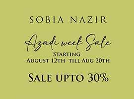 Sobia Nazir Azadi Sale Upto 30% Off