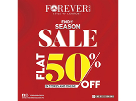 Forever Shoes End Of Season Sale Flat 50% Off