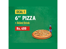 Papa John's Pizza Deal 1 For Rs.499