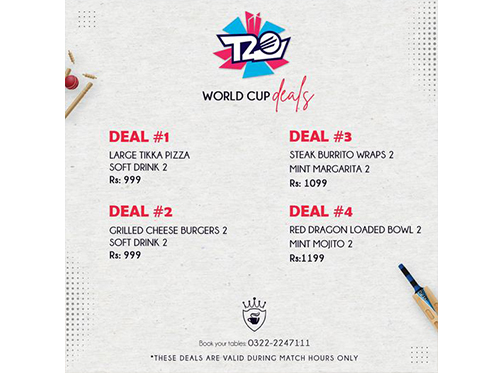 London Courtyard T20 World Cup Special Deals
