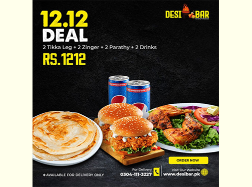 Desi Bar 12.12 Deal For Rs.1212