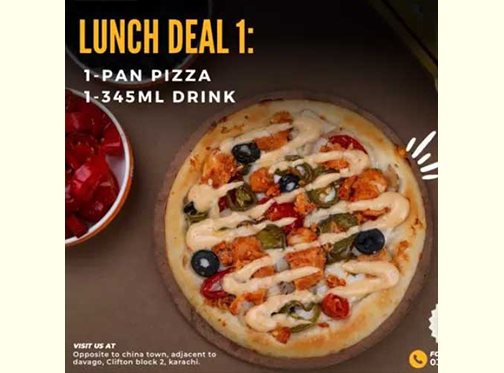 The Street Pizza Lunch Deal 1 For Rs.350