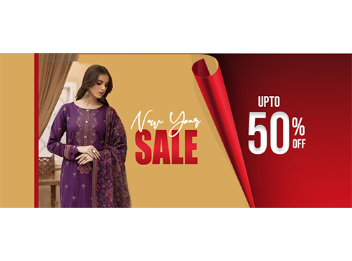 RCG Clothing Gallery New Year Sale Upto 50% Off